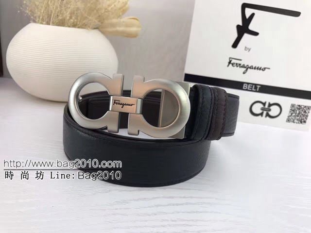 菲拉格慕男士皮帶 Ferragamo雙面牛皮爆款腰帶  jjp2225